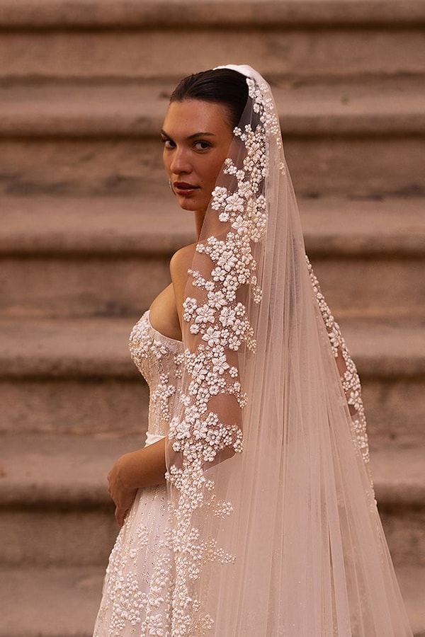 Wedding veil VO-013 Product for Sale at NY City Bride