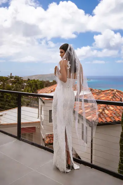 Missing image for Wedding veil F-120