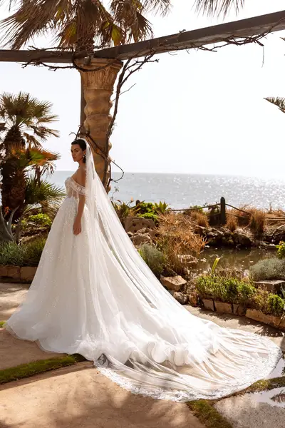 Missing image for Wedding veil Florencia