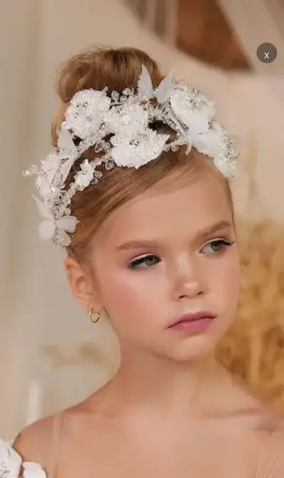 Missing image for Floral Bridal Tiara 3629