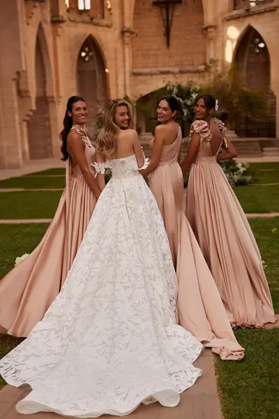 wedding function dresses 2 in 1 Luxury Gown Sparkly Mermaid Plus Ball Gown Wedding Dress AWD1951 Tulle 3 Floral Maxi Woman Dress, Off