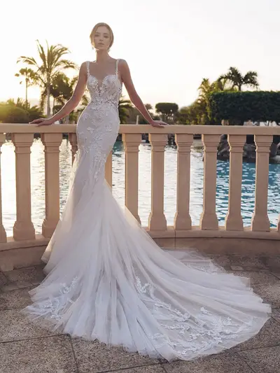 miniature bride mermaid dresses Cocktail Off Shoulder Lace Mermaid Short Beach Wedding Dresses, MW249