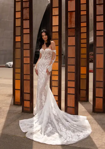 Missing image for Sample Wedding dress SN-260-STELLA-size 12 in stock